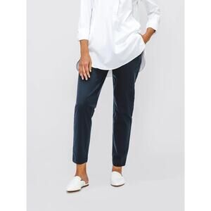 Ministry Of Supply Pants Women's 12 Blue‎ Kinetic Pull On Pants High Rise Jogger